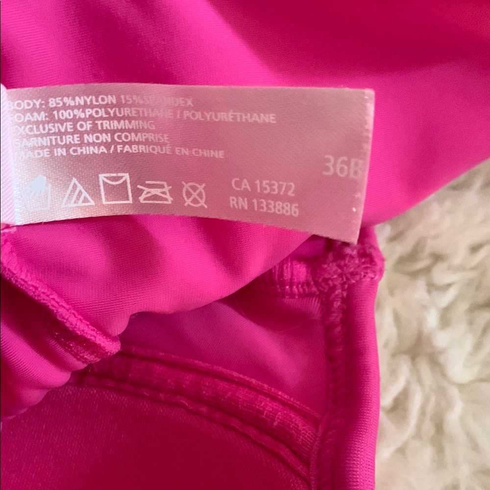 Joe Fresh Bright Pink Sports Bra - Picture 3 of 8